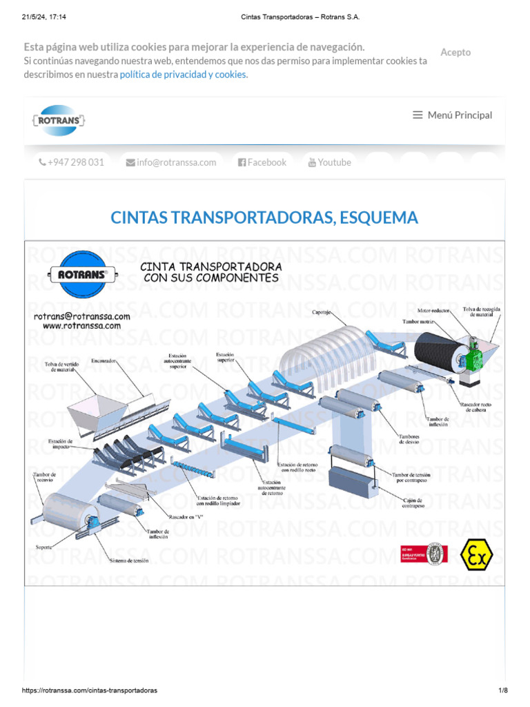 Componentes y Diseño de Cintas Transportadoras | PDF | Eje | Ingeniería ...