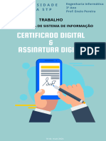 TRABALHO DE sobre certificado digital e assinatura digital
