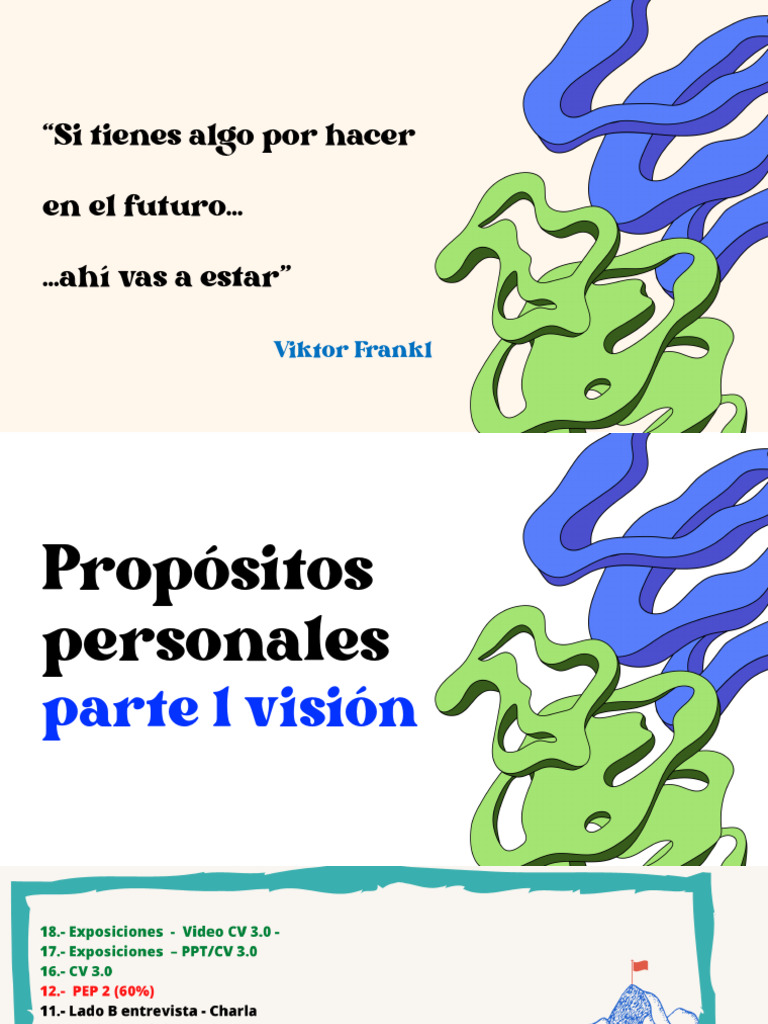 Visión y Misión Personal: Guía Estratégica | PDF