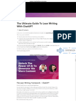 The Ultimate Guide To Lean Writing With ChatGPT