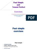 Past Simple and Present Perfect Exercises