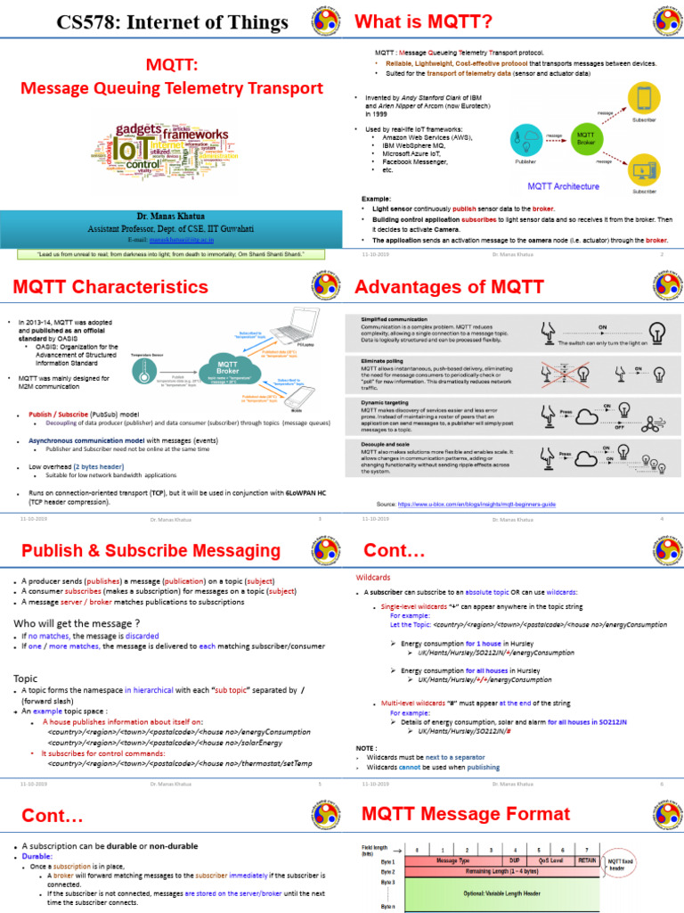 MQTT | PDF | Network Architecture | Networking Standards