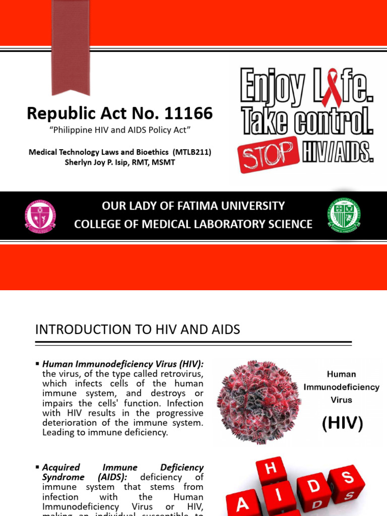 Philippine HIV and AIDS Policy Act Overview | PDF | Hiv | Hiv/Aids