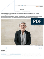 Judith Butler: “De quem são as vidas consideradas choráveis em nosso mundo público?” | Babelia | EL PAÍS Brasil