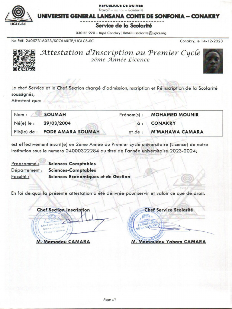 Attestation | PDF