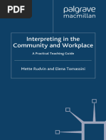 Rudvin and Tomassini - 2011 - Interpreting in The Community and Workplace