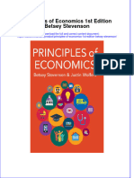 Download ebook Principles Of Economics 1St Edition Betsey Stevenson online pdf all chapter docx epub 