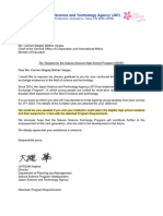 PERU Request Letter For 2024