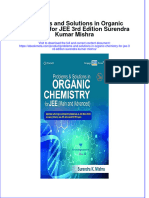 Download ebook Problems And Solutions In Organic Chemistry For Jee 3Rd Edition Surendra Kumar Mishra online pdf all chapter docx epub 