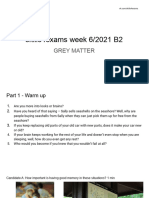 Skills4exams B2 Week 6 2021 Grey Matter