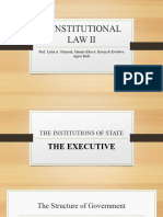 Executive - Legislature - Judiciary