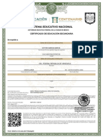 Certificado Secundaria Victor Garcia Garcia