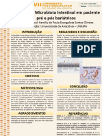 Atuação Da Microbiota Intestinal em Paciente Pré e