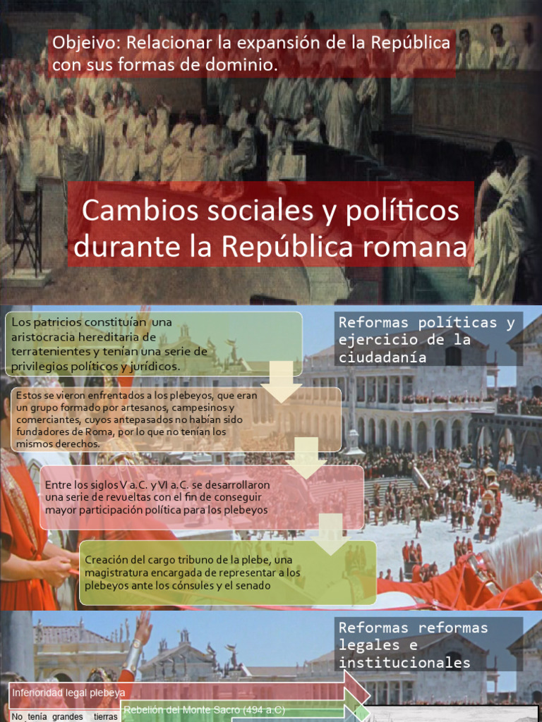 Cambios Sociales en la República Romana | PDF | Republica Romana | Roma ...