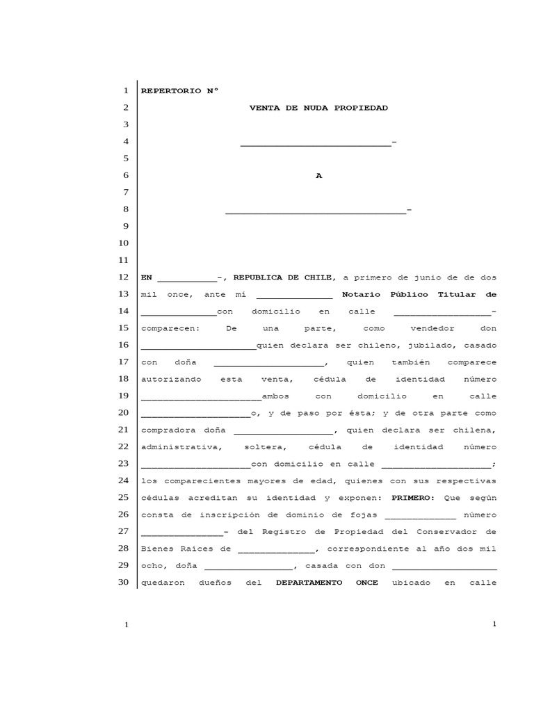 Venta de Nuda Propiedad 3 | PDF