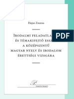 Hajas Zsuzsa - Irodalmi Feladatlapok És Témakifejtő Esszék (Középszint)