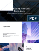 Evaluating Financial Institutions FUNCTIONS