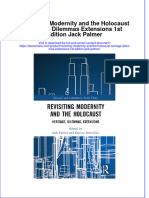 Ebook Revisiting Modernity and The Holocaust Heritage Dilemmas Extensions 1St Edition Jack Palmer Online PDF All Chapter