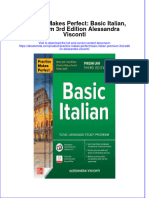 Practice Makes Perfect Basic Italian Premium 3Rd Edition Alessandra Visconti Online Ebook Texxtbook Full Chapter PDF