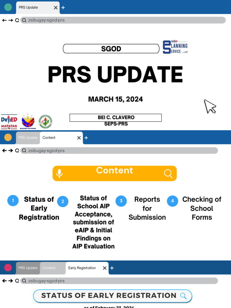 Prs Updates March 12-15-2024 Ver 3 | PDF