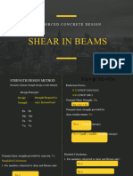 Shear in Beams