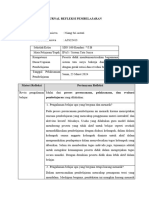 Jurnal Refleksi Pembelajaran siklus 1