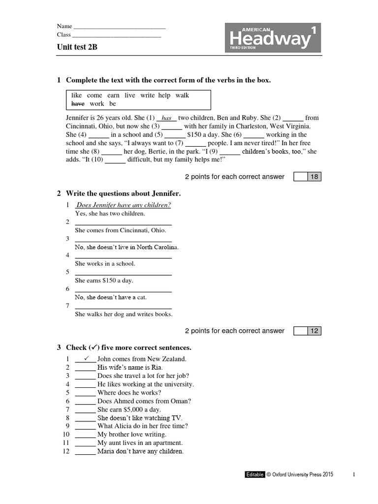 AHW3e - Level 01 - Unit Test 2b | PDF | Linguistics