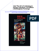 Ebook Race Sounds The Art of Listening in African American Literature 1St Edition Nicole Brittingham Furlonge Online PDF All Chapter