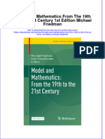 Ebook Model and Mathematics From The 19Th To The 21St Century 1St Edition Michael Friedman Online PDF All Chapter