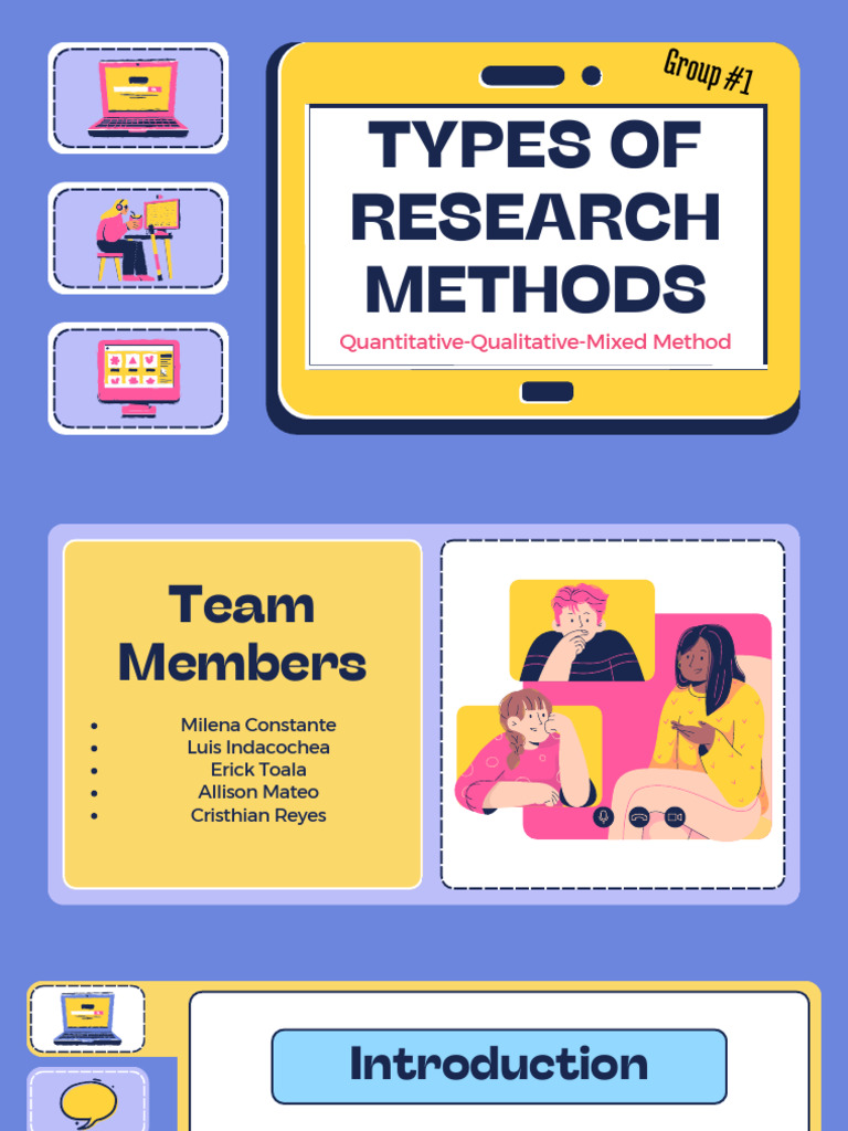 Type of Research Methods Group #1 | PDF | Qualitative Research ...