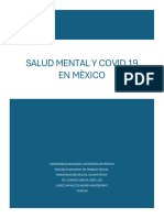 Salud Mental y COVID 19 en México