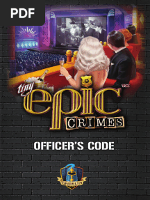 Tiny Epic Crimes Rulebook ©2023 Gamelyn Games All Rights Reserved