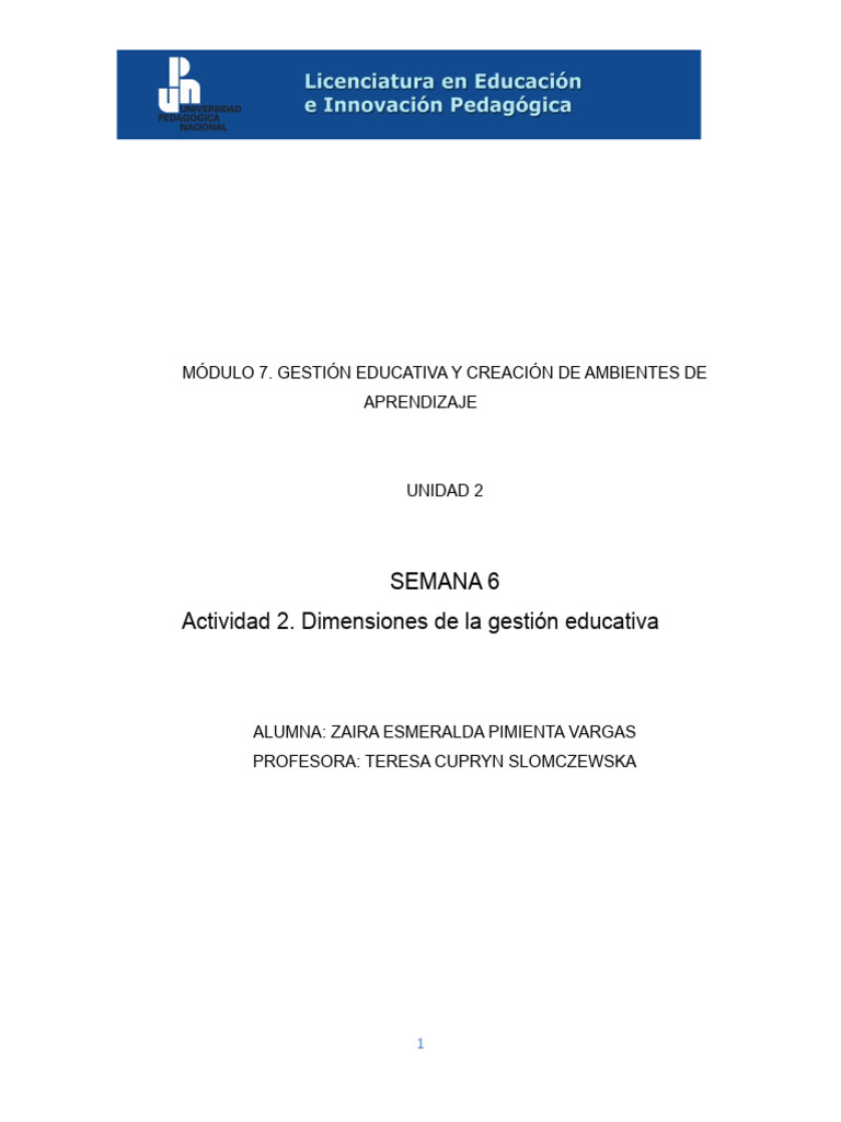 Dimensiones de la Gestión Educativa | PDF | Evaluación | Aprendizaje