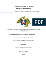 Planta de Tratamiento de Resiudos Solidos Urbanos para Trujillo Metropolitano. - Tesis Unt