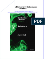 Ebook Relations Elements in Metaphysics John Heil Online PDF All Chapter