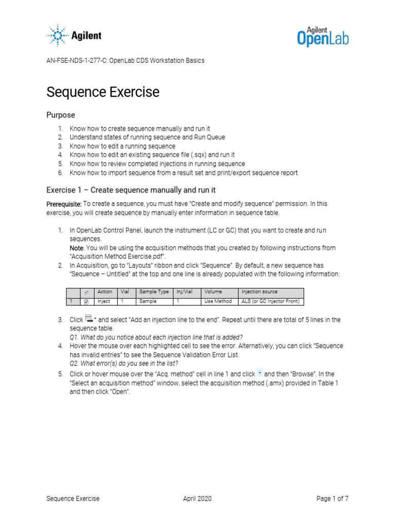 OpenLab CDS Sequence Creation Guide | PDF | Computer File | Directory ...