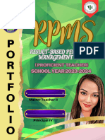 RPMS Portfolio - Proficient