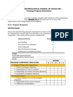 Training Program Evaluation