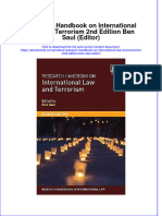 Ebook Research Handbook On International Law and Terrorism 2Nd Edition Ben Saul Editor Online PDF All Chapter