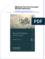 Ebook Research Methods The Key Concepts Michael Hammond Online PDF All Chapter