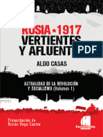Rusia 1917. Vertientes y afluentes