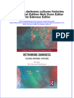 Ebook Rethinking Darkness Cultures Histories Practices 1St Edition Nick Dunn Editor Tim Edensor Editor 2 Online PDF All Chapter