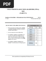 Set Kertas Ujian Pertengahan Sesi Akademik Bahasa Inggeris Tahun 5 06