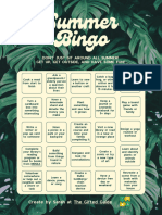 gifted guide - summer bingo - original