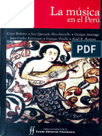 La música en el Perú (3ra ed) portada y ediciones