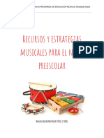 Recursos y Estrategias Musicales para El Nivel Preescolar.