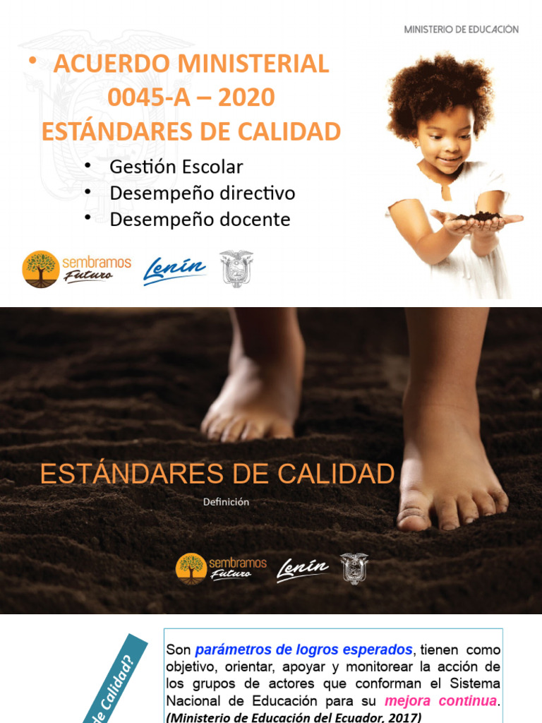Estándares de Calidad Educativa | PDF | Maestros | Evaluación