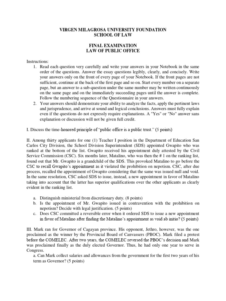 Law On Public Officers | PDF | Prosecutor | Disbarment