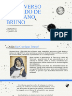 El Universo Animado de Giordano Bruno