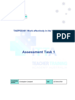 TAEPDD401 Assessment Task 1 V2.0
